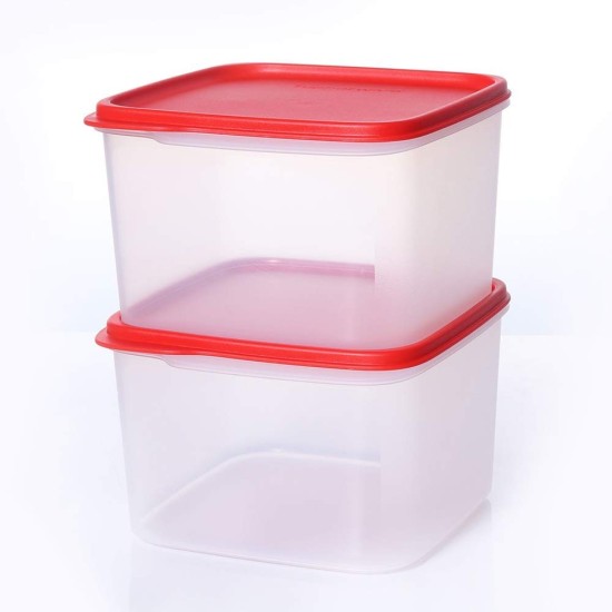 Red Plastic Container