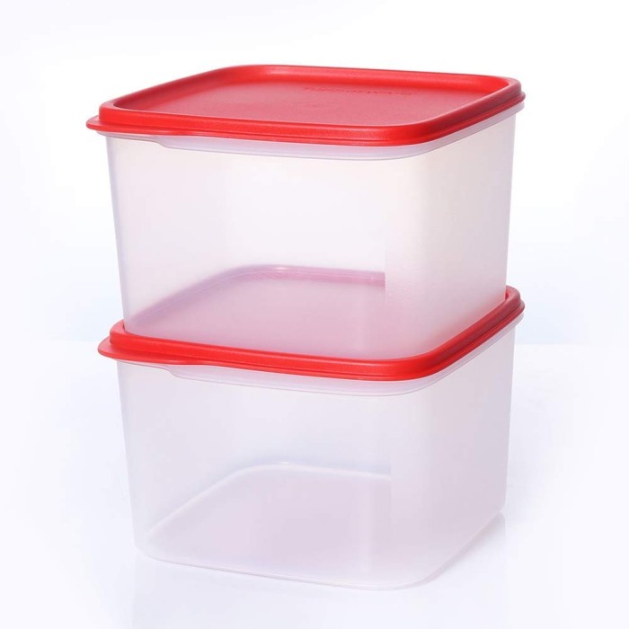 Red Plastic Container