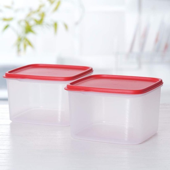 Red Plastic Container