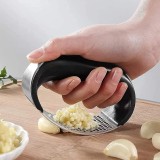 Stainless Steel Garlic Press Crusher