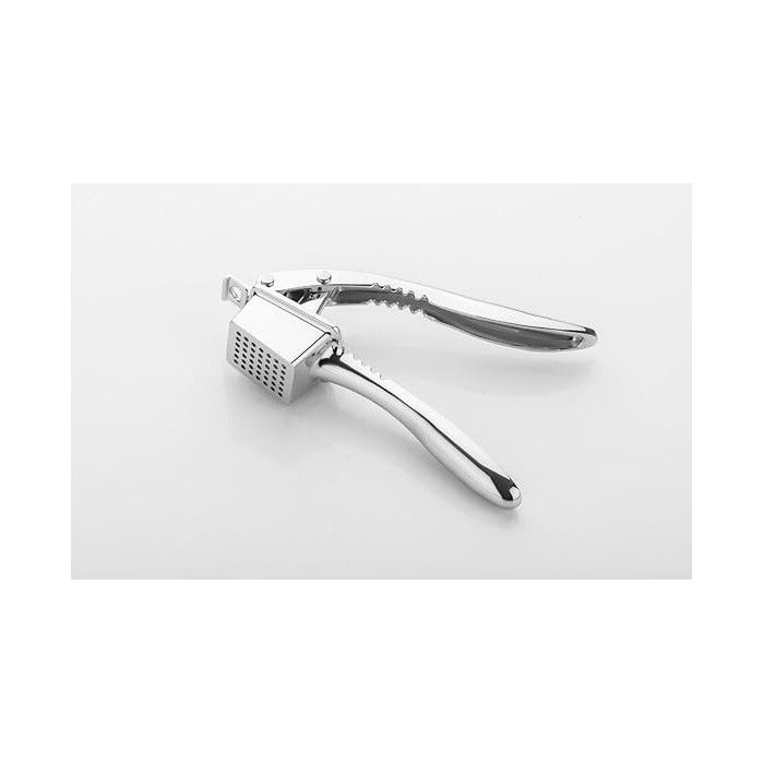 Steel Finish Heavy Duty Garlic Press