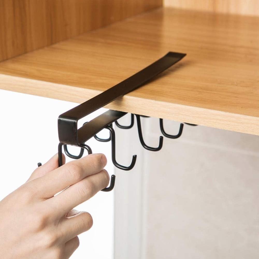 Double Row Kitchen Storage Rack Cupboard Hanging