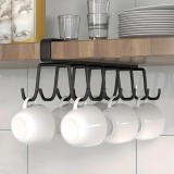 Double Row Kitchen Storage Rack Cupboard Hanging