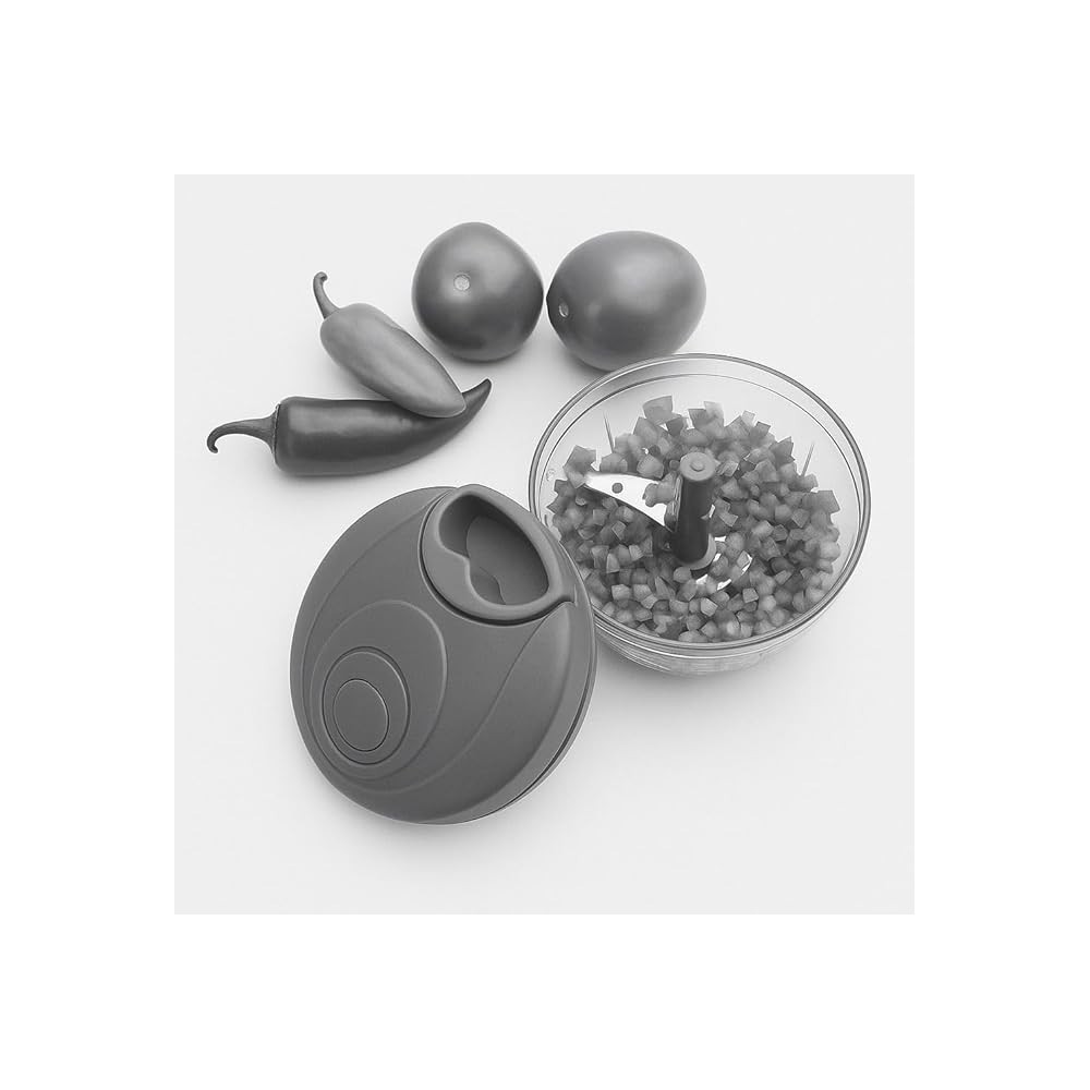 Portable Garlic Mincer Press with Pull String