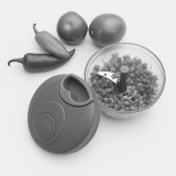 Portable Garlic Mincer Press with Pull String