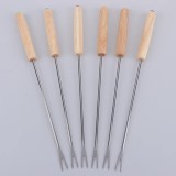 Stainless Steel Chocolate Cheese Dessert Fondue Pot Forks