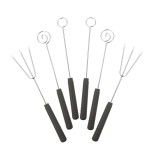 Stainless Steel Ergonomic Handle Fondue Dipping Forks Set