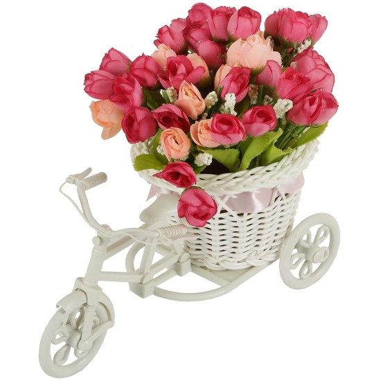 Peonies Bunches Cycle Shape Flower Vase
