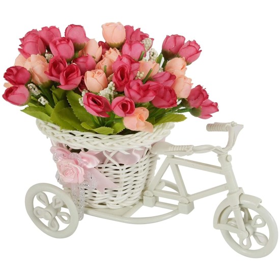 Peonies Bunches Cycle Shape Flower Vase