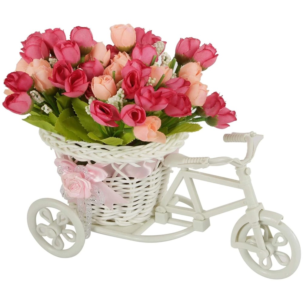 Peonies Bunches Cycle Shape Flower Vase
