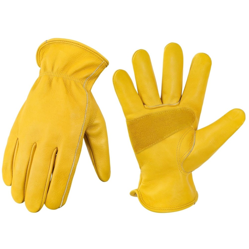 Rose Gardening Puncture Resistant Leather Gloves