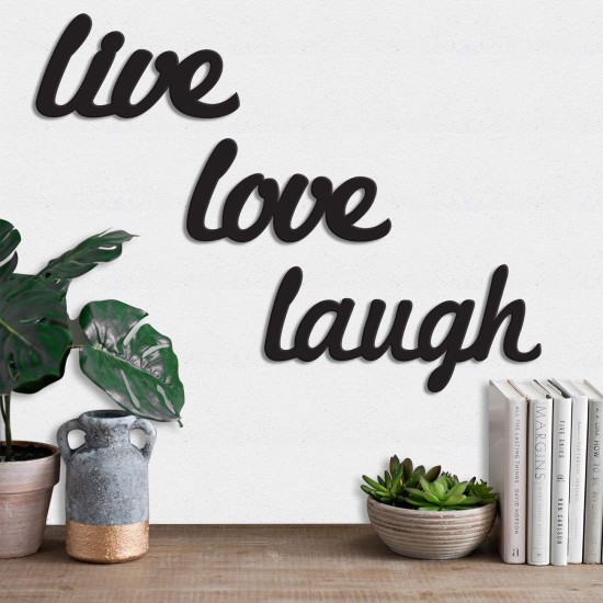 Live Love Laugh Painted Plaque