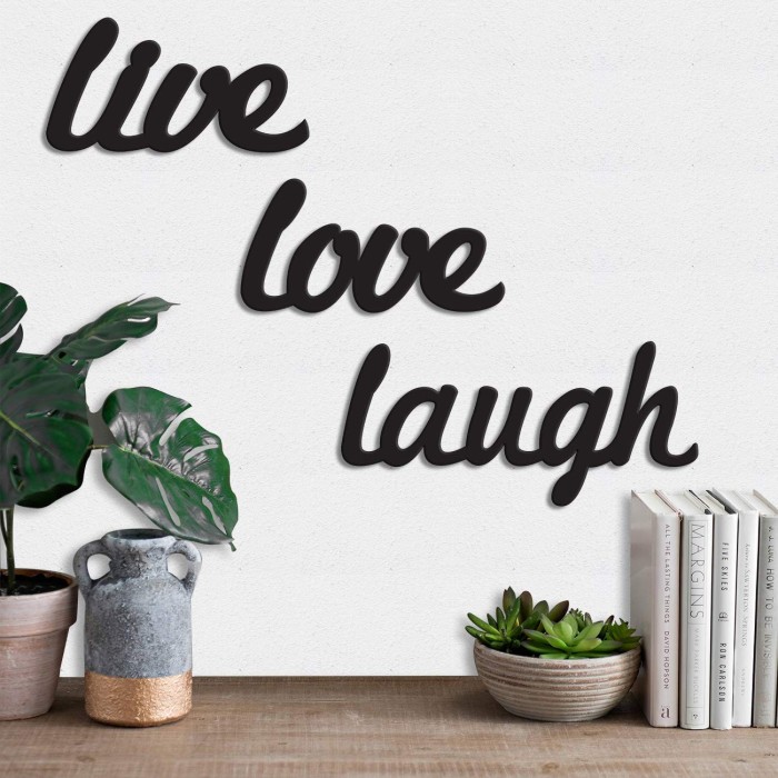 Live Love Laugh Painted Plaque