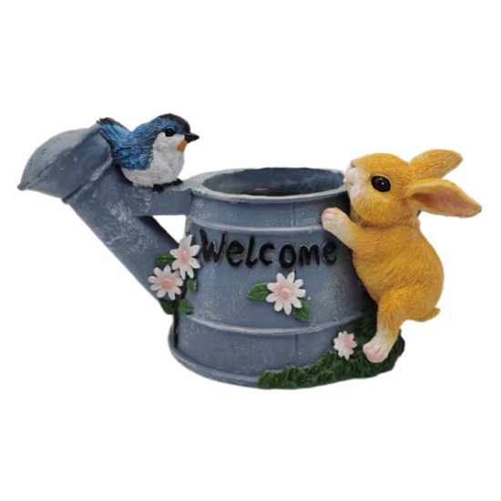 Small Rabbit Kettle Decor