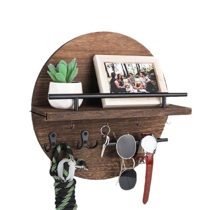 Solid Wood Decorative Rack