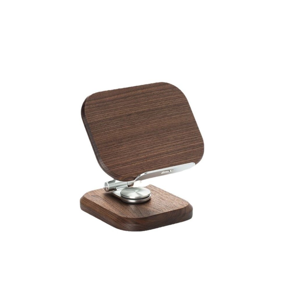Wooden Adjustable Rotating Phone Stand