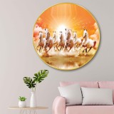 Golden Frame Spiritual Wall Painting